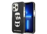 Karl Lagerfeld Klhcp13Ltpe2Tk Custodia Rigida Per Iphone 13 Pro / 13 6.1 Nero/Nero Karl&Choupette Head