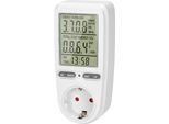 Orno OR-WAT-435(GS) Calcolatore Di Energia, Con Display Lcd, Schuko