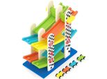 Smily Play Scivolo Doppio In Legno Con Macchinine In Legno
