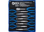 Bgs Set Di Pinze A Becchi Lunghi/Piatti E Per Candele Extra Lunghe 9 Pezzi - 4401
