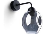 Lumilo Lampada Da Parete Quicksand E27 Nero Dimmerabile