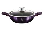 Berlinger Haus Topf Basso, 24 Cm, Collezione Eclipse BH/6631 Metallic Purple Shadow, 18/8 Edelstahl