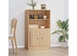 Maison Exclusive - Credenza Alta Sonoma-Rovere 60X35,5X103,5 Cm Materiale Ligneo