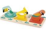 Janod Tropik - Giocattolo Educativo In Legno Uccelli Forme Colori