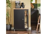 Sobuy Carrello Da Cucina Su Rotelle Carrello Per Servire Carrello Laterale Carrello Con 3 Ripiani Carrello Per Cucina, Soggiorno, Sala Da Pranzo Nero FKW75-SCH