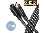 Axagon Axagon BUCM32-CF15AB Cavo Usb Usb 3.2 Gen 2X2 1,5 M Usb C Nero