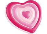 Intex 58727EU - Isola Galleggiante - Sweetheart (155X135X25Cm) Materasso Gonfiabile A Cuore Galleggiante