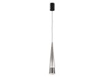 Lampada A Sospensione Led, Cromo, Vetro, H 218,9 Cm