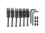 6 Pezzi Chitarra Elettrica Tremolo Metallo Ponte Selle Sostituzione Con Viti E Chiave A Esagono