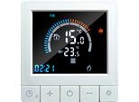 Termostato Digitale Programmabile Con Wifi, Display Lcd, Blocco Bambini E Sensore Ntc - Termoregolazione Intelligente A Parete Per Il Riscaldamento A Pavimento