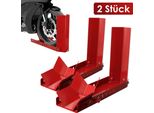 Jopassy Cavalletto Per Moto 9 Fori, Cavalletto Mobile Per Moto In Acciaio Morsetto Per Ruota Moto Rocker (2 Pezzi)
