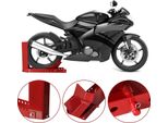 Jopassy Cavalletto Per Moto 9 Fori, Cavalletto Mobile Per Moto In Acciaio Morsetto Per Ruota Moto Rocker (1 Pezzo)