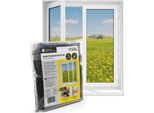 Easymaxx Insect Protect Zanzariera - Per Finestre Fino A 150X180 Cm - Velcro