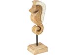 Legno Di Mango Cavalluccio Marino Decorazione Perline Da Tavolo Marittimo 20Cm