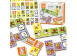 Gioco In Legno Domino Farm Viga Toys 28 Elementi