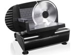 Silva Allesschneider elektrisch AS 520 - Schneidemaschine Brot und Wurst 0-15mm schwarz, 150W