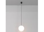 Lampada A Sospensione A Led, Metallo, Nero, Bianco Opaco