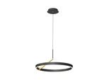Malu Led 37W Nero-Oro Cerchio Lampada A Sospensione Zuma Line MD3689-1M-3BGT