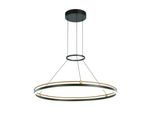 Lampada A Sospensione Led 28W Merlot PND-54638R-28W-3K-BK-GD Italux