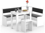 Gruppo Da Pranzo Esal Bianco A. 80 X L. 153 X P. 123 Cm