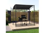 The Living Store Bbq-Pavillon 215X150X220 Cm Anthrazit Stahl
