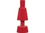 Attacco Per Cono Stradale Per Montaggio Luci Pvc Rosso Traffico Wemas