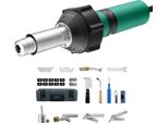 Saldatore Per Plastica 1600W - Pistola Ad Aria Calda Torcia E 14 Accessori - Strumento Professionale Per La Saldatura Della Plastica