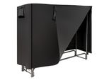 Costway Porta Legna Da Ardere In Metallo, Porta Legna Da Ardere Con Copertura Impermeabile, Porta Legna Da Ardere, Porta Legna Da Ardere 153 X 35,5 X 122,5 Cm