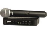 Shure BLX24E PG58 Nero Microfono Per Palco Spettacolo