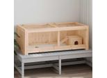 Vidaxl Gabbia Per Criceti 104X52X38 Cm In Legno Massiccio D'abete