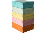 5X Falken Box Pure Box Pastel 22001960 A4 100Mm Assortiti.