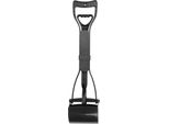 Pet Pooper Manico Lungo Jaw Poop Scoop Clean Pick Up Cani Cat Litter Picker Strumento Di Pulizia Nero
