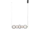 Lampada A Sospensione Led 18W Rabel PND-344221-5-BK Italux
