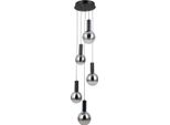 Lampada A Sospensione Led 25W Strela PND-34378-5S-BK Italux