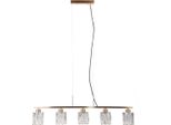 Simona PND-40814-5-HBR Lampada A Sospensione Italux