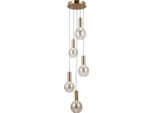 Lampada A Sospensione Led 25W Strela PND-34378-5S-HBR Italux