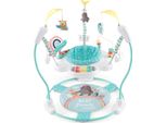 Costway Jumperoo Baby Sky, Girello Con Altezza Regolabile, Giocattoli E Carillon, Sedile Girevole A 360°, Per Bambini A Partire Dai 6 Mesi Di Età