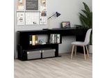 vidaXL Eckschreibtisch Schwarz 200x50x76 cm Holzwerkstoff - Schreibtisch - Schreibtische - Eckschreibtisch - Eckschreibtische