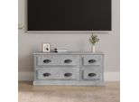 Maison Exclusive - Mobile Tv Grigio Cemento 100X35,5X45 Cm Materiale Ligneo