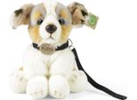Rappa Cane Di Peluche Pastore Australiano Con Guinzaglio 28 Cm ECO-FRIENDLY