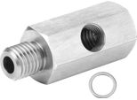 Maschio A Femmina 1/8In M12X1.5 Adattatore Sensore Di Pressione Dell'olio Turbo Linea Di Alimentazione Manometro Per Honda