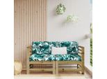 The Living Store Divani Ad Angolo Con Cuscini 2 Pz. Legno Di Pino Impregnato