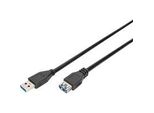 Usb 3.2 Gen 1 VerläNgerungskabel, USB-A Stecker > USB-A Buchse Schwarz, 3 Meter