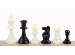 Figure Di Scacchi Staunton N. 4, Bianco/Nero (Re 78 Mm) - Scacchi In Plastica