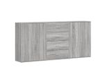 Syfax™ Credenze 3 Pz Grigio Sonoma 60X31X84 Cm In Legno Multistrato