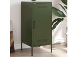 Maison Exclusive - Credenza Verde Oliva 36X39X79 Cm Acciaio