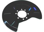 Volvo C30 C70 S40 V50 Disco Ancora Posteriore Oe 30666360