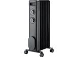 Radiatore A Olio Nero Da 1500 W Confort Line Cl.Radbh1500M