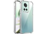 Custodia Trasparente Per Oneplus 10R, Retro Trasparente Ibrido, Copertura Antiurto In Tpu Bumper