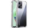 Custodia Trasparente Per Xiaomi Poco X5/Redmi Note 12 5G, Retro Trasparente Ibrido, Copertura Antiurto Con Paraurti In Tpu